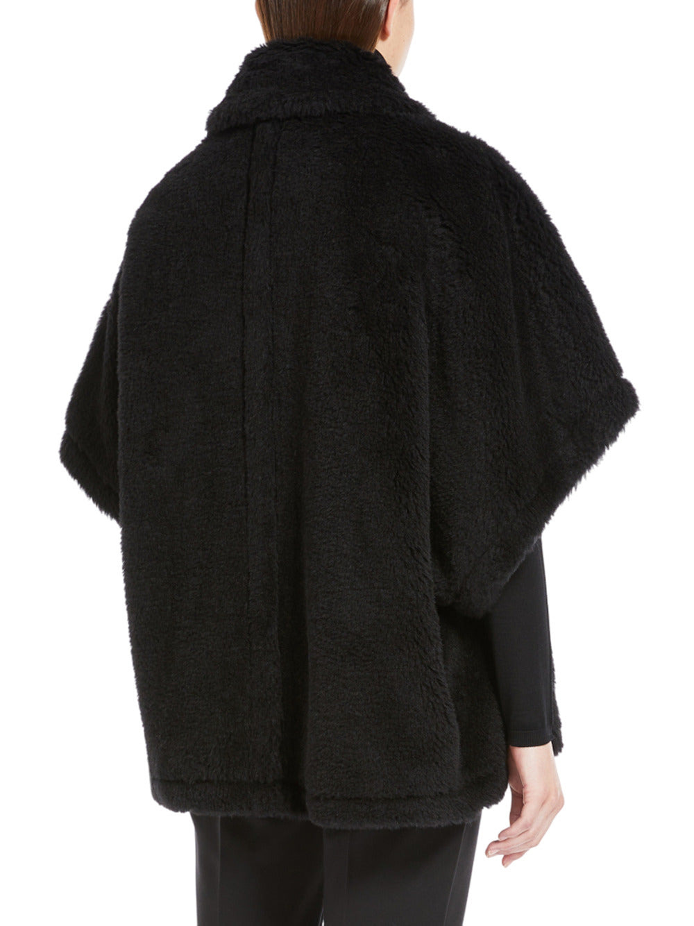 Alpaca And Wool Teddy Cape - 4