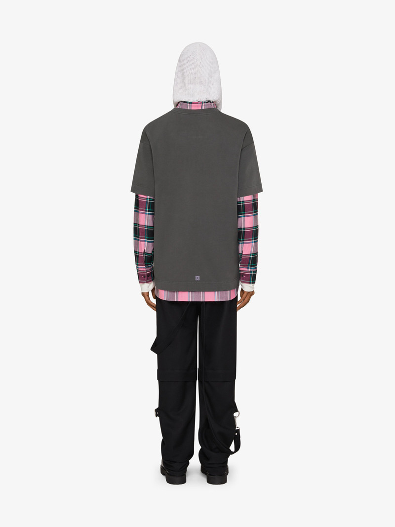 CASUAL FIT T-SHIRT IN COTTON WITH GIVENCHY RING PRINTS 4