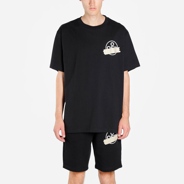 Off-White Bronzing arrow printing Unisex Black OMAA038G20JER0021048 - 3