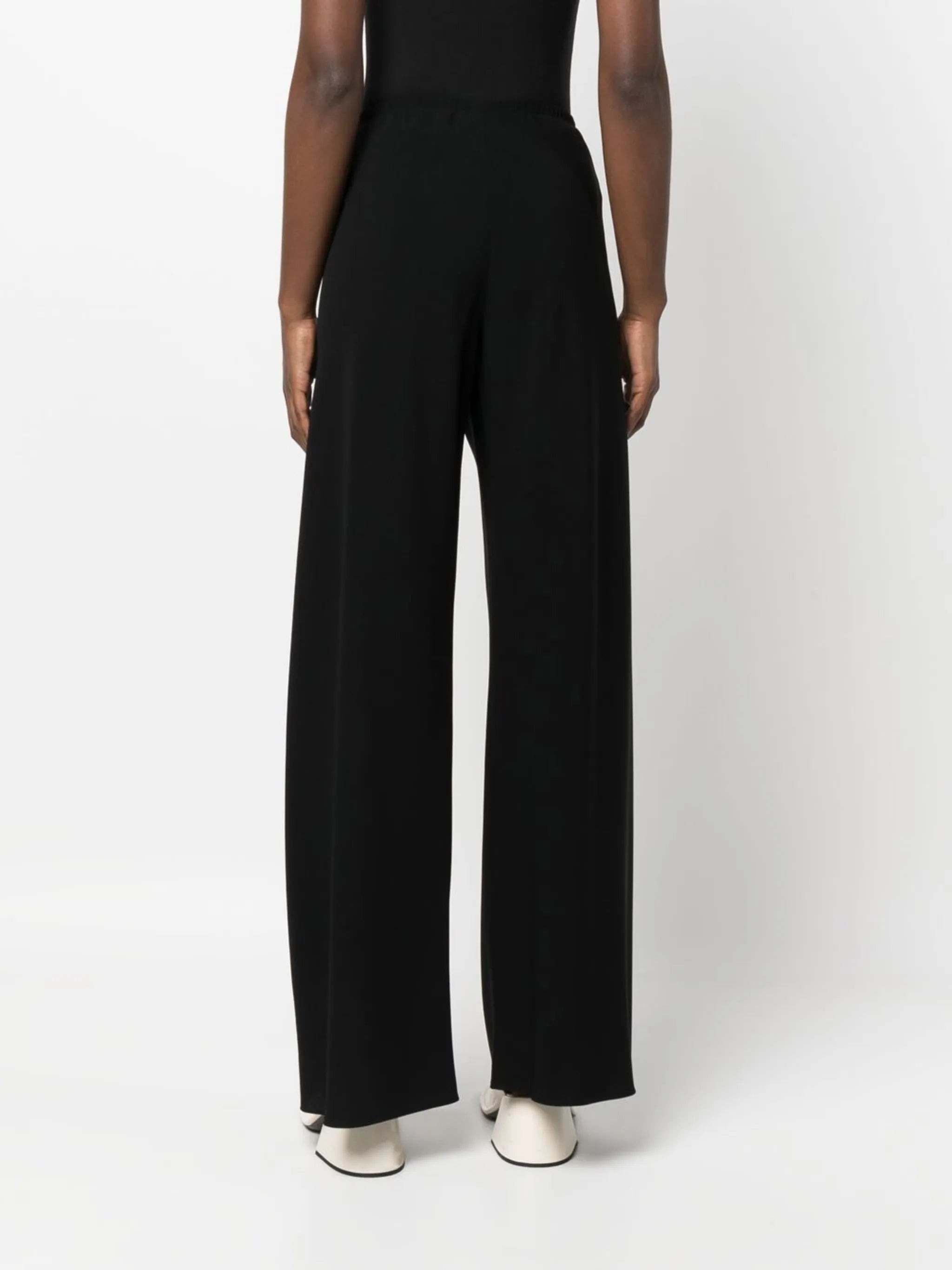high-waisted wide-leg trousers - 4