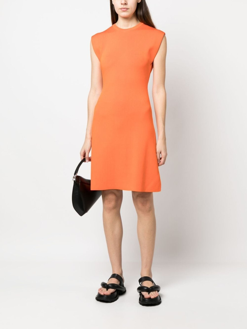 Yves Salomon fine-ribbed sleeveless mini dress outlook