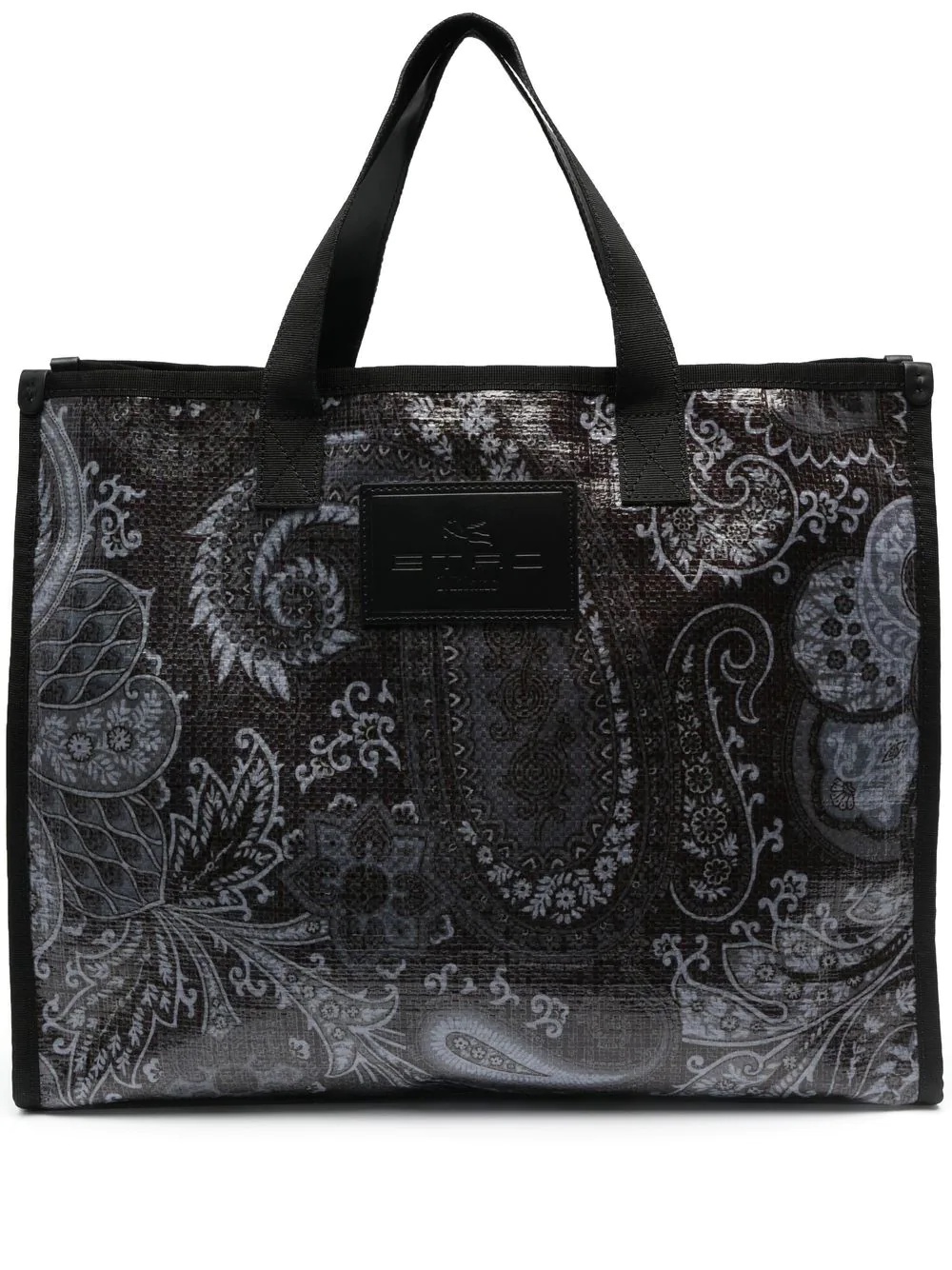 paisley-print tote bag - 1