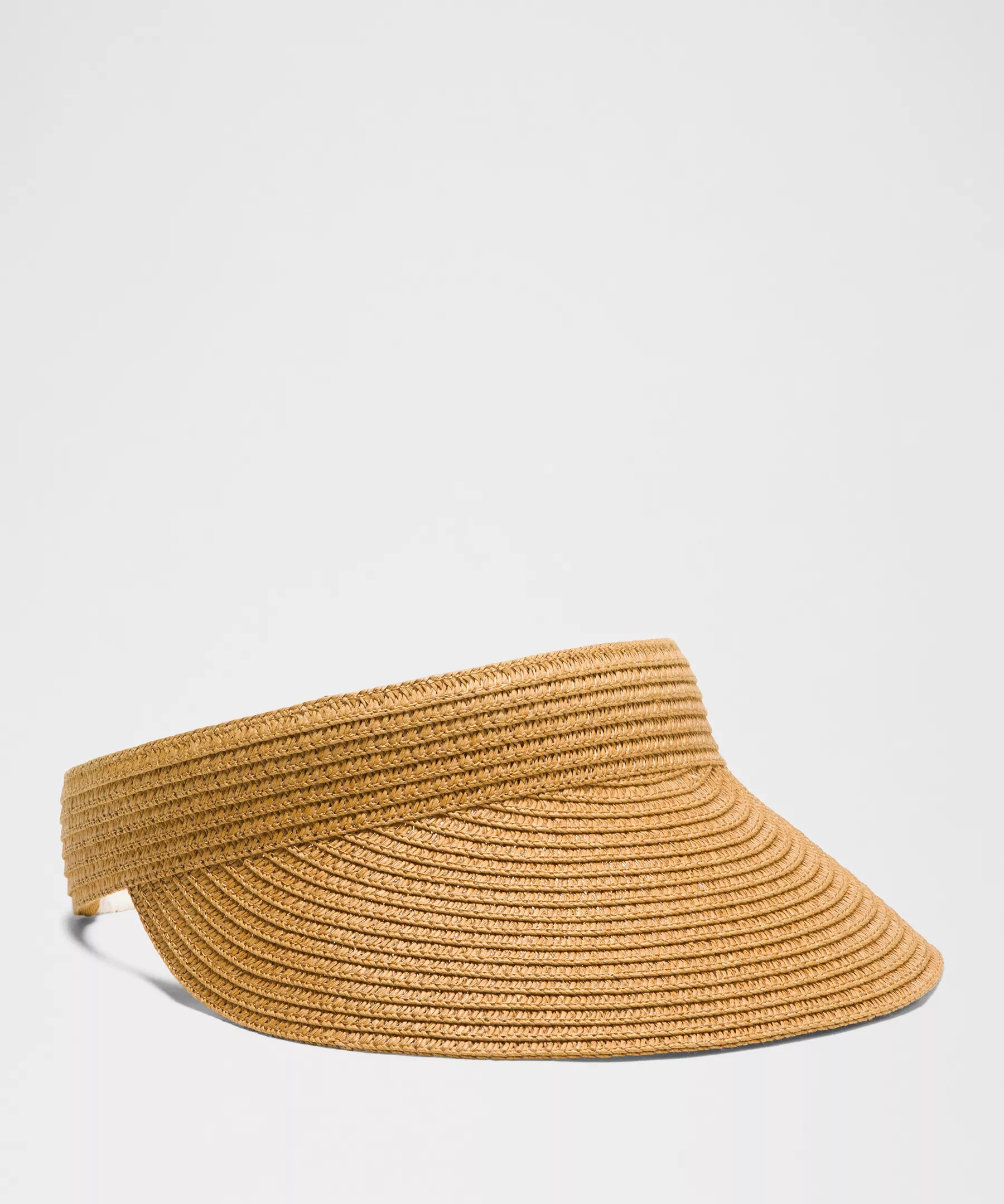 Women's Paper Straw Removable Sweatband Visor - 1