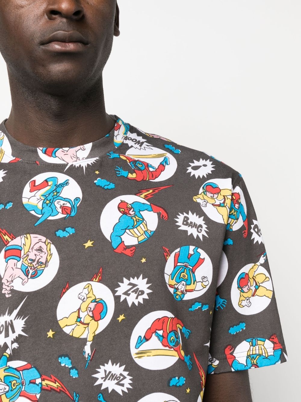 illustration-print cotton T-shirt - 5