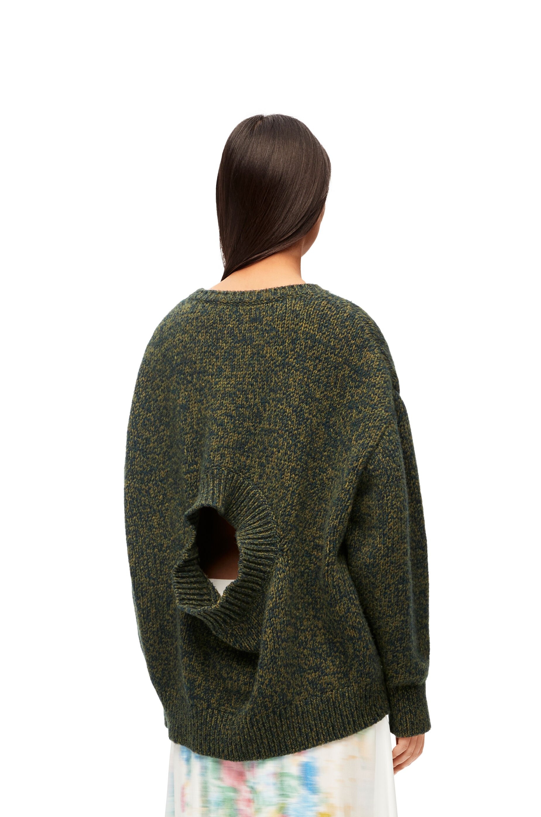 Trompe l'oeil sweater in wool - 5