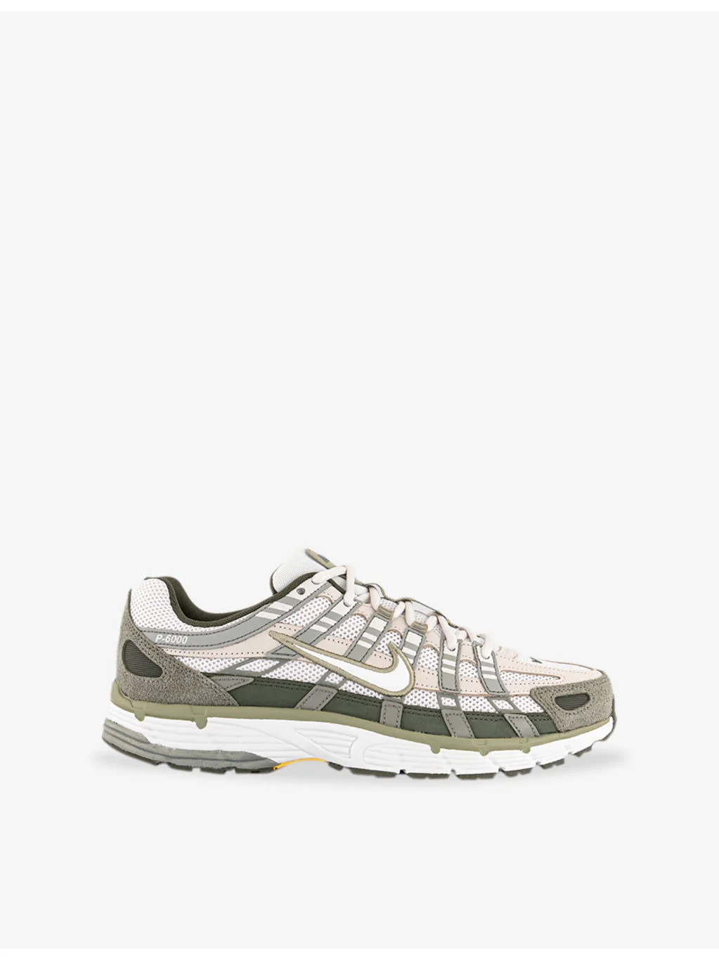 P-6000 Leather and Mesh Trainers - 1