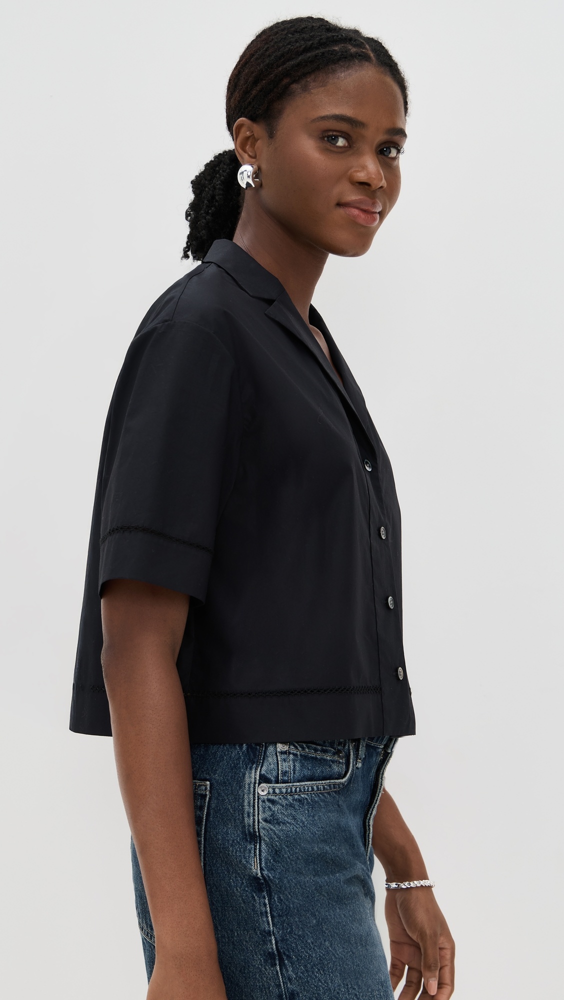 Boxy Lapel Shirt - 3