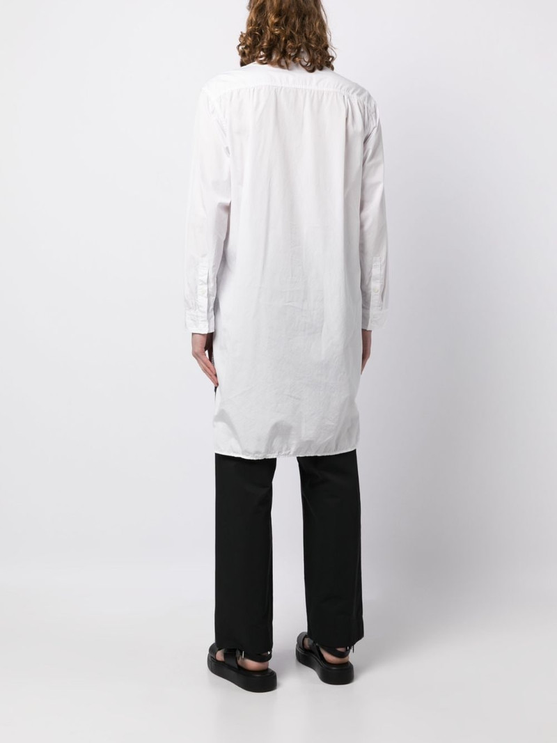 collar-detailed cotton shirt 4