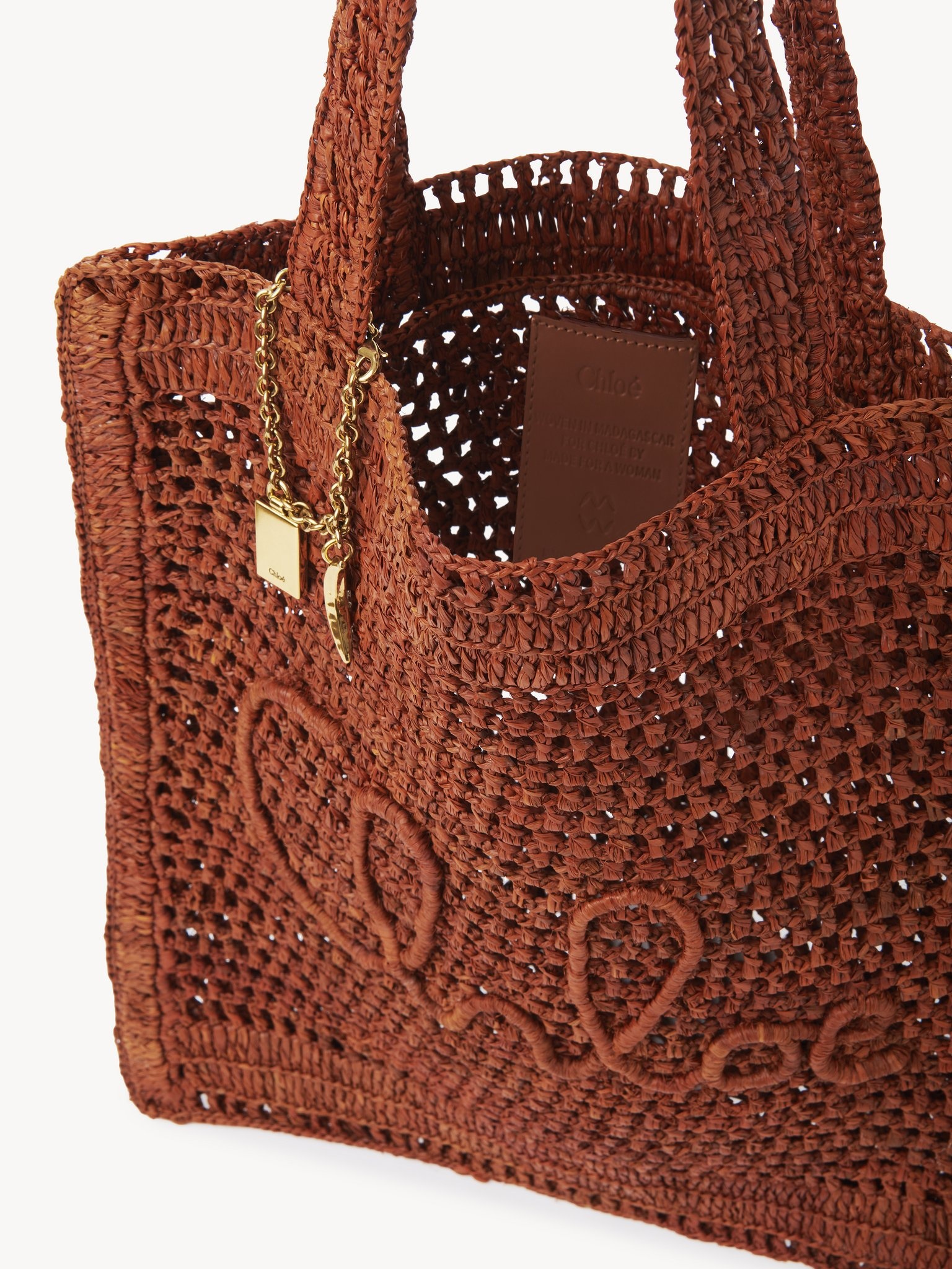 SUMMER BANANA TOTE BAG IN RAFFIA - 6