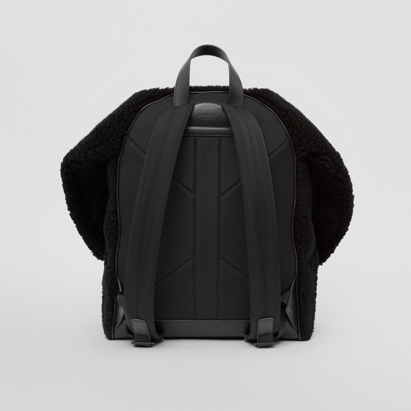 Rabbit Detail Fleece Backpack 8