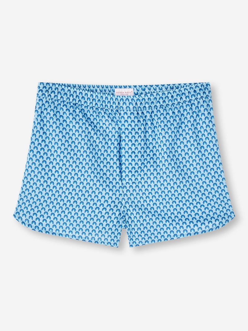 Men's Modern Fit Boxers Ledbury 65 Cotton Batiste Blue - 2