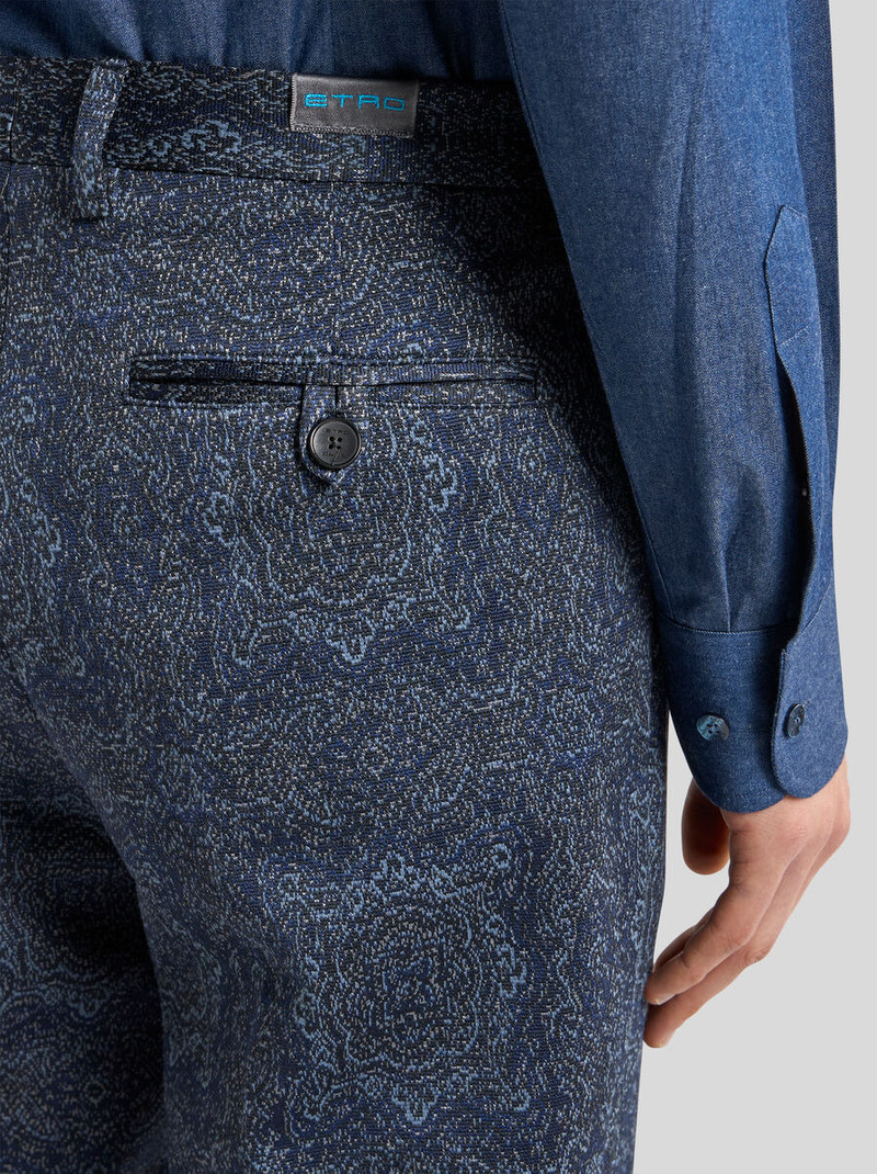 Etro JERSEY JACQUARD TROUSERS outlook