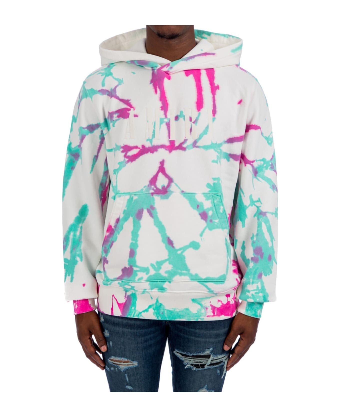 Logo Tie-dye Hoodie Sweatshirt - 2