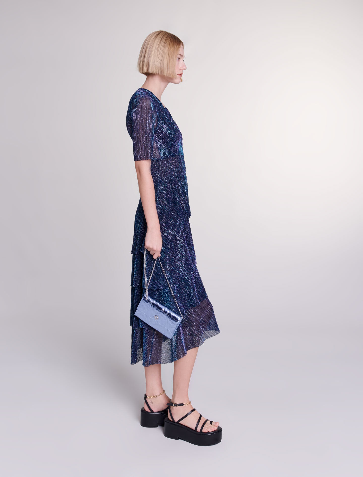 Ruffled maxi dress - 4