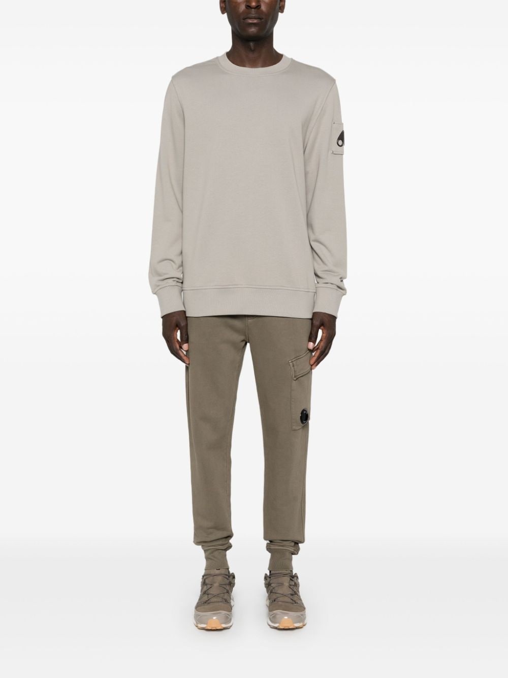 logo-plaque sweatshirt - 2
