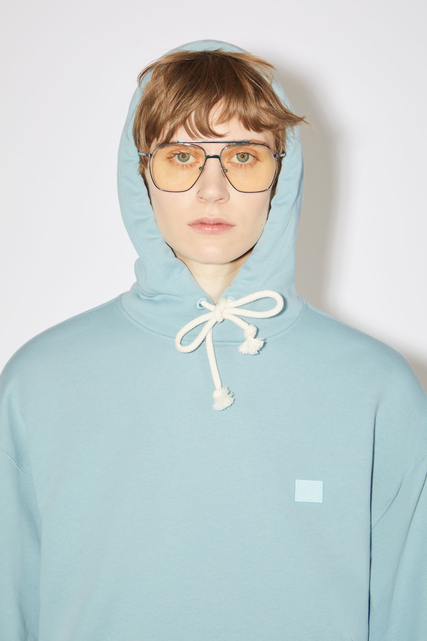 Hooded sweatshirt - Ice blue - 4