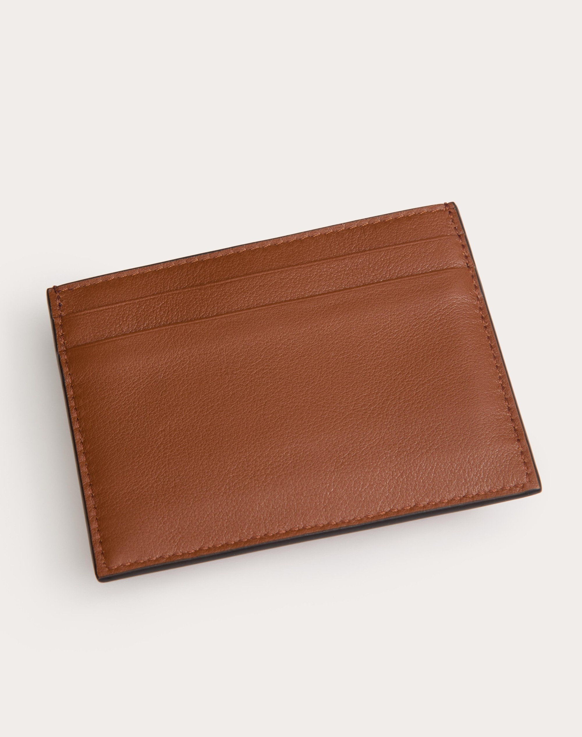 VALENTINO GARAVANI ROCKSTUD WISPY CARDHOLDER IN CALFSKIN - 3