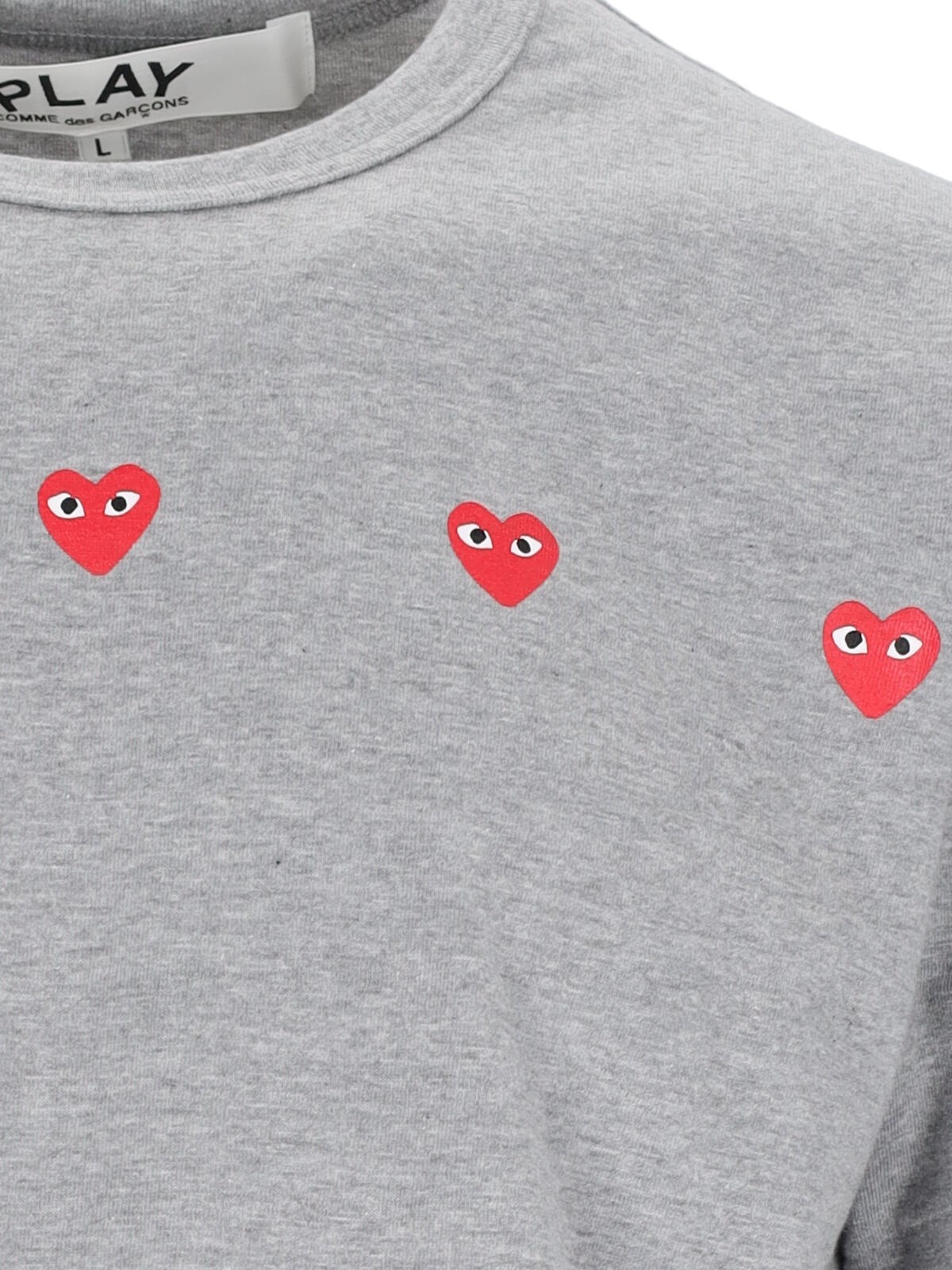 Comme des Garçons PLAY LOGO T-SHIRT | sugar | REVERSIBLE
