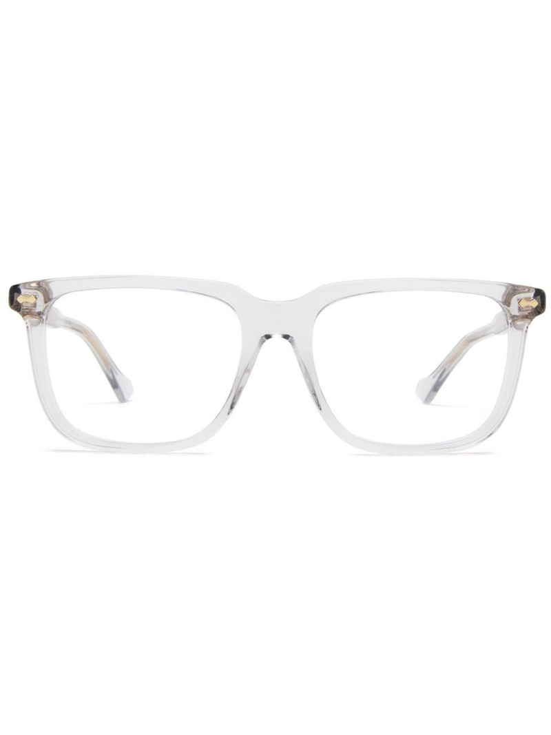 transparent square glasses 1