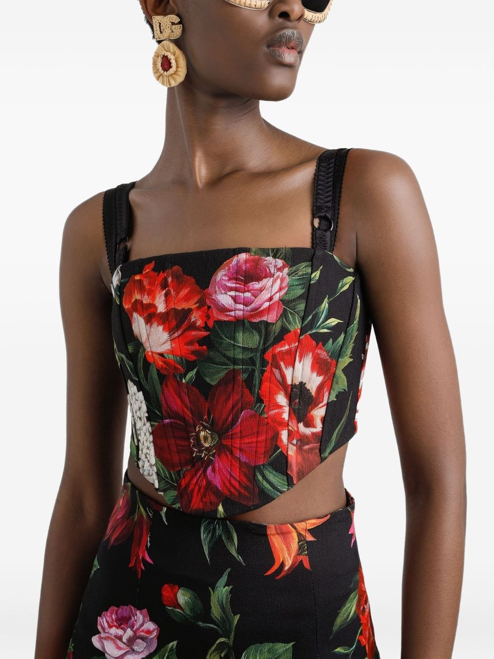 floral-print top - 4
