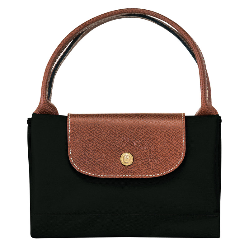 Le Pliage Original M Handbag Black - Recycled canvas 6