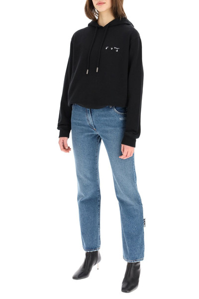 Off-White CROPPED DENIM JEANS outlook