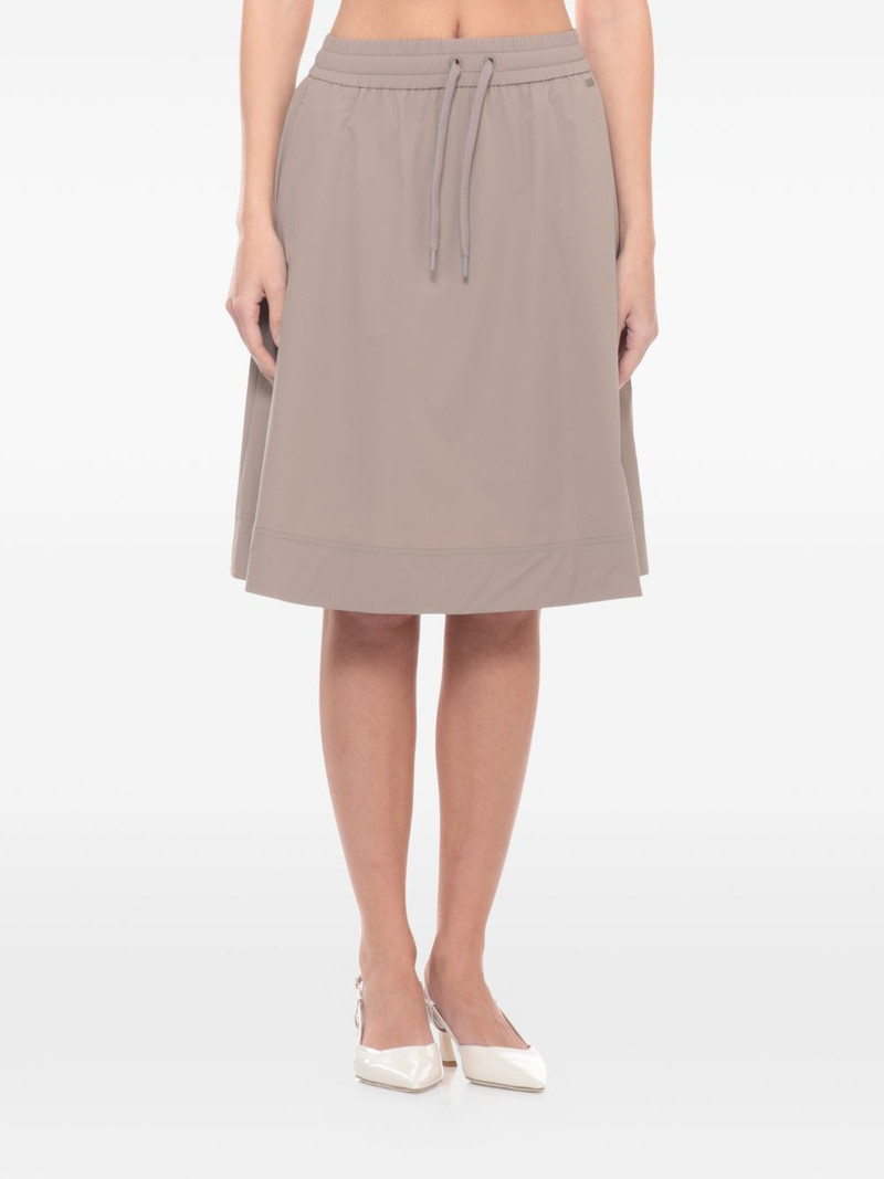Herno drawstring midi skirt outlook