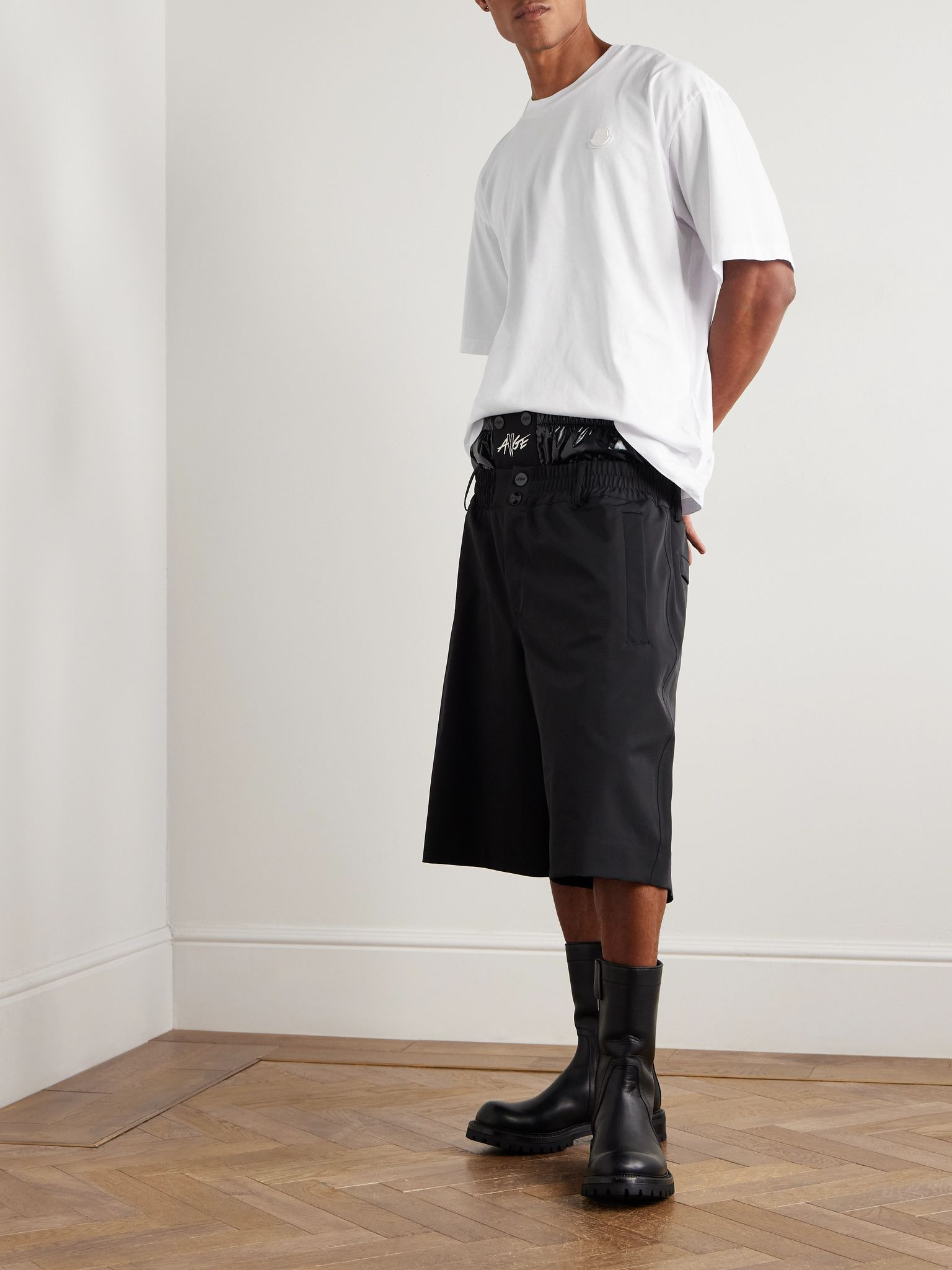 + A$AP Rocky Logo-Appliquéd Cotton-Jersey T-Shirt White - 2