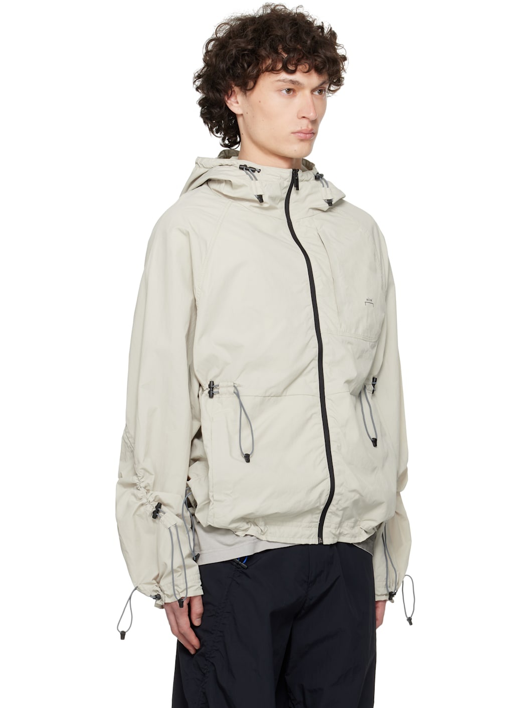Beige Balfron Windbreaker Jacket - 2