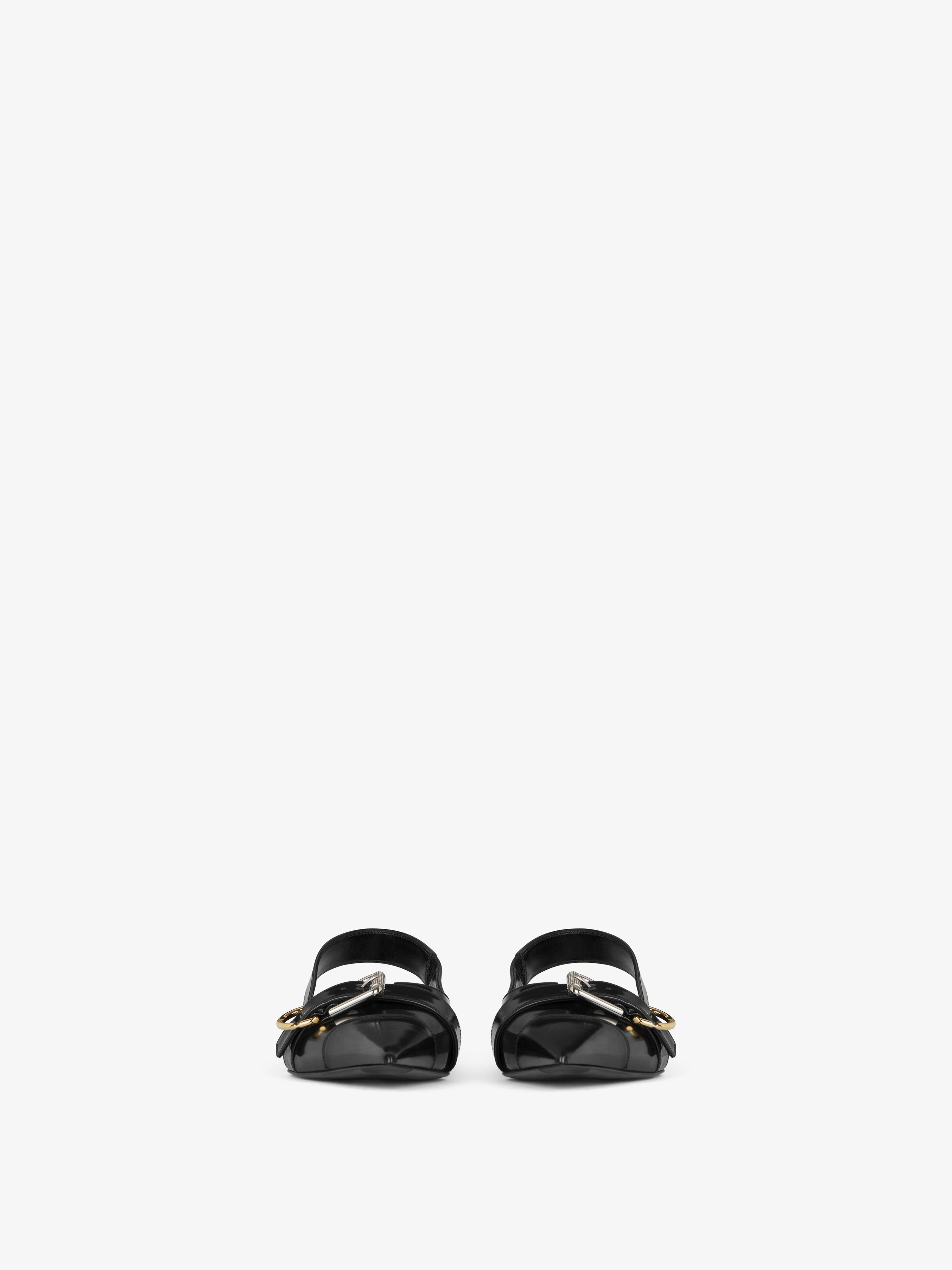 VOYOU FLAT SLINGBACKS IN LEATHER - 2