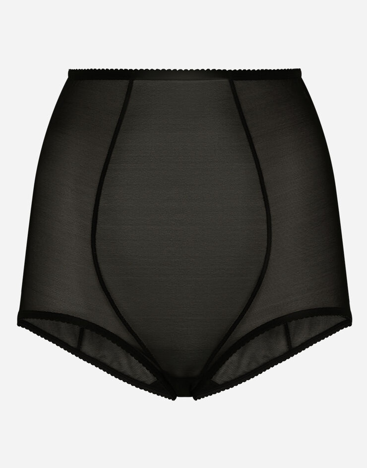 Tulle high-waisted panties - 1