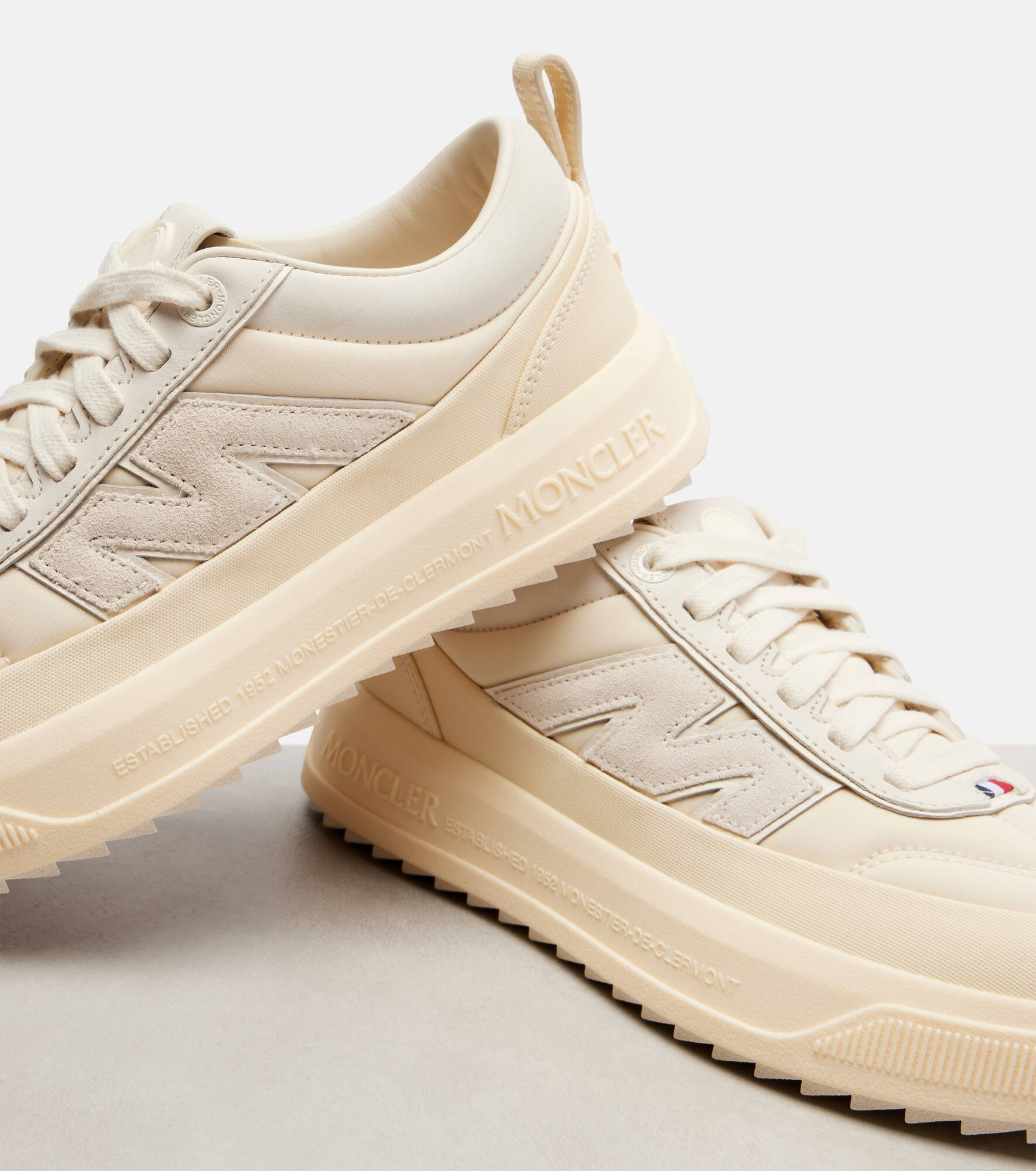 Monpulse Altive leather-trimmed sneakers - 5