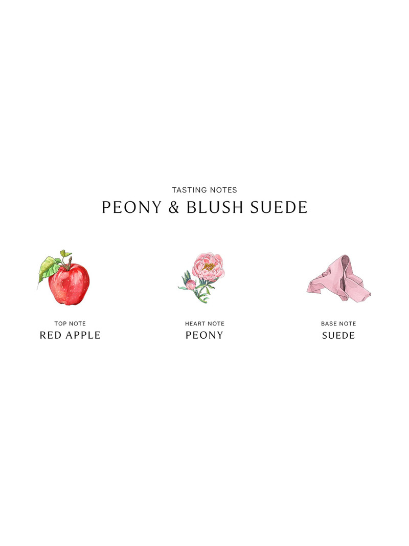 Peony & Blush Suede Candle 4