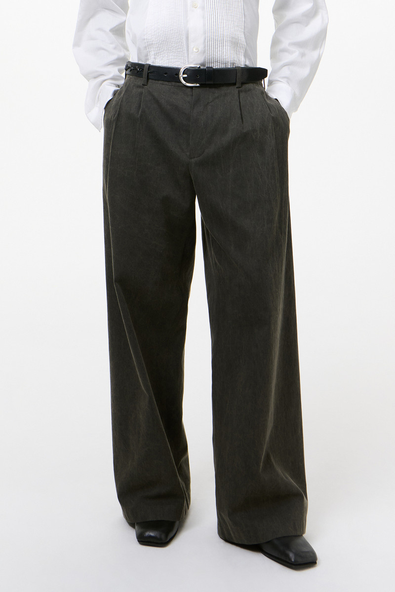 Bridge Chino Antique Mudd Coated Sateen 3