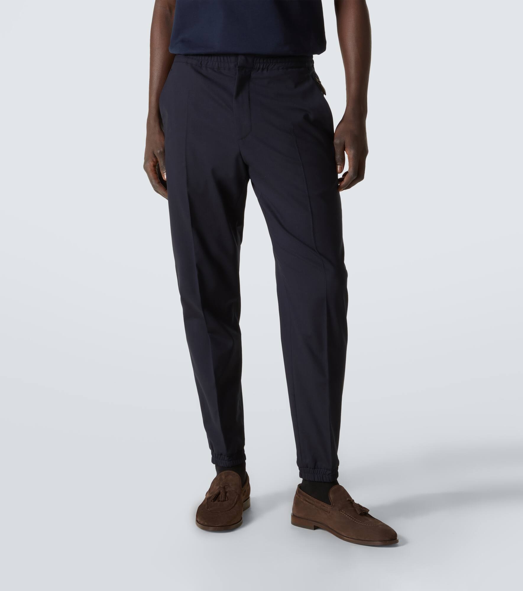 Wool-blend sweatpants - 3