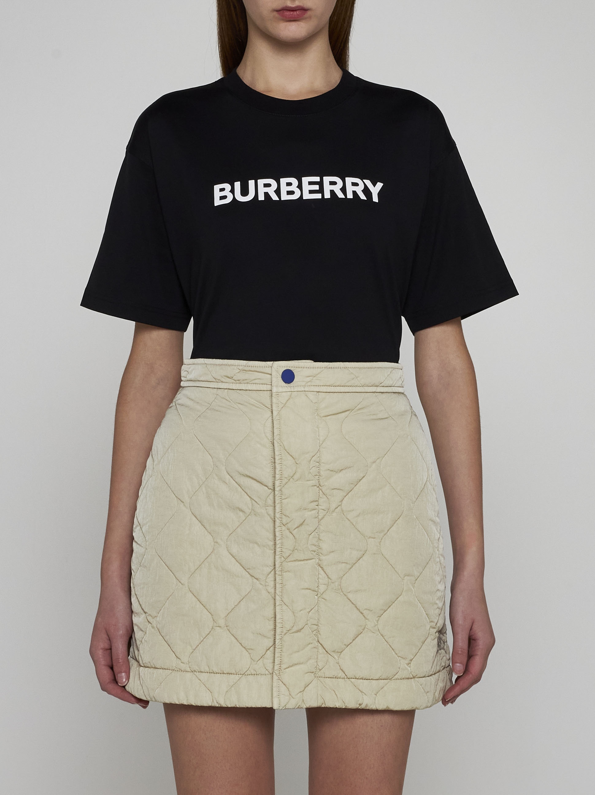 Burberry Quilted nylon miniskirt | danielloboutique | REVERSIBLE
