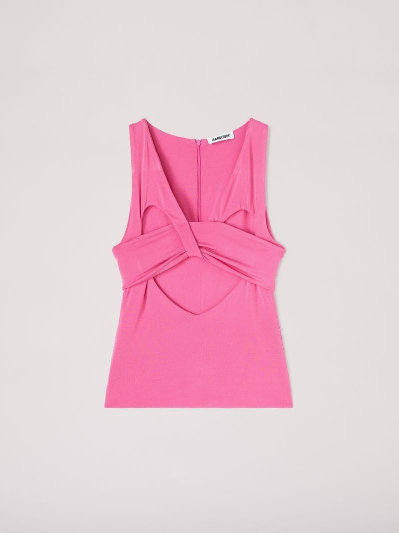 Heart Shaped Sleeveless Top - 1