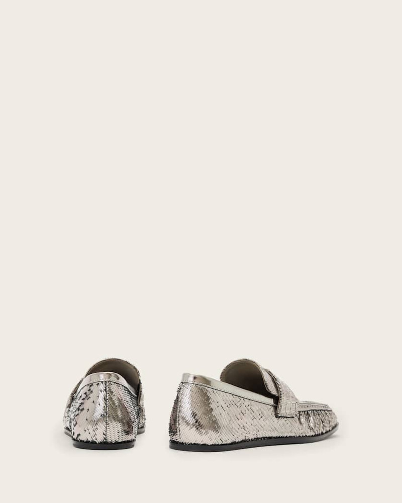 JULIE STUDDED LEATHER LOAFERS 5
