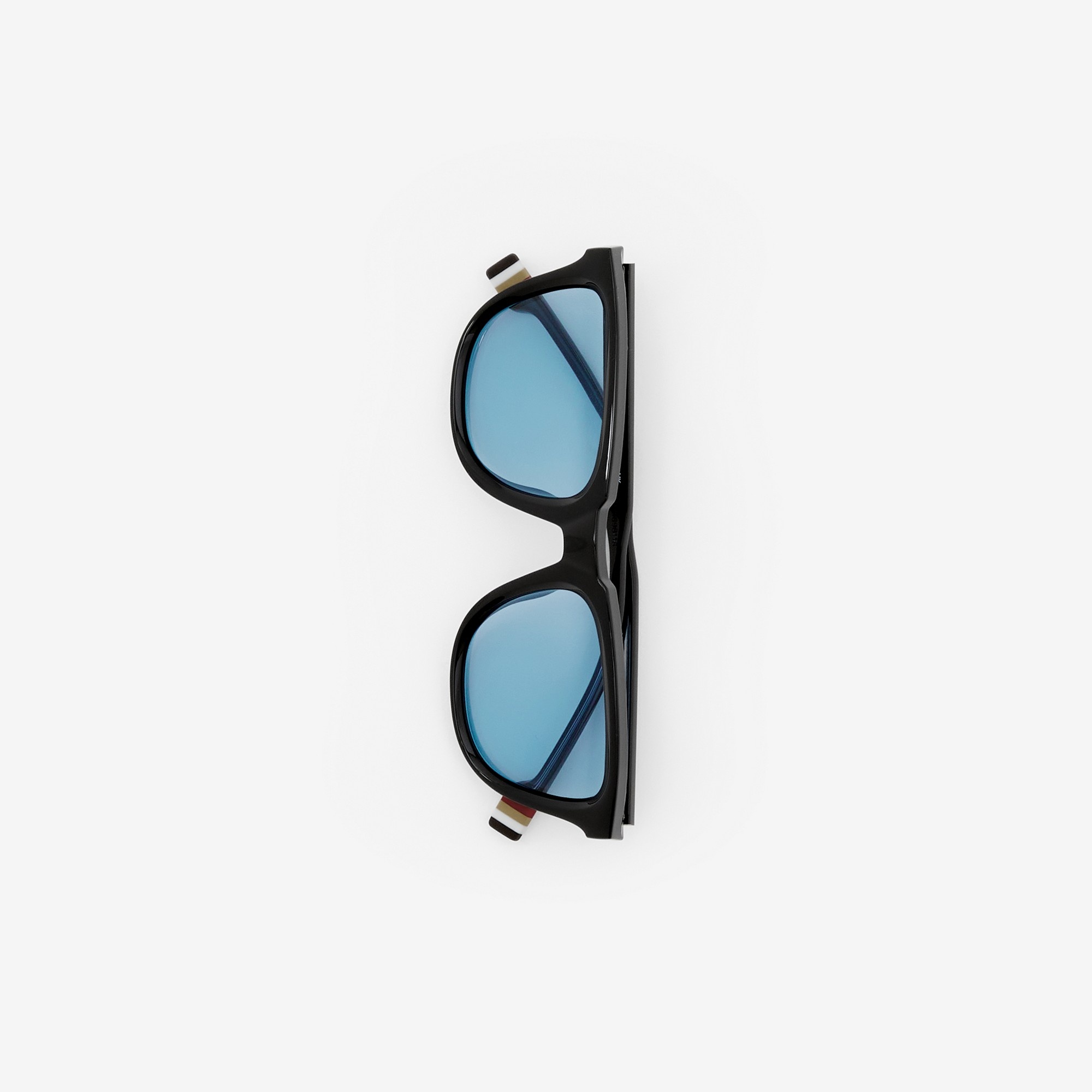 Stripe Detail Square Frame Sunglasses - 2