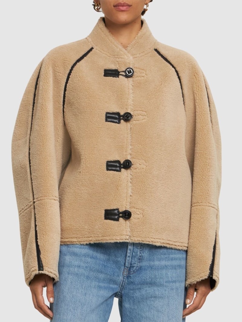【LOW CLASSIC】 SHORT SHEARLING REVERSIBLE COAT /追跡付 Short Shearling Reversible Coat