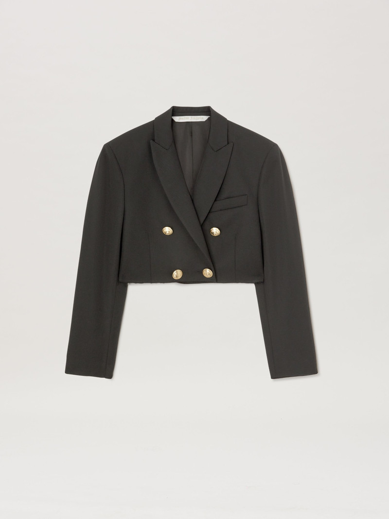Cropped Boyfriend Blazer - 1