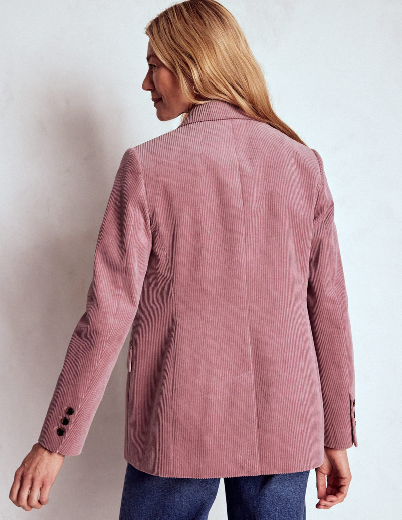 Woodbridge Cord Blazer-Blushing Rose 4