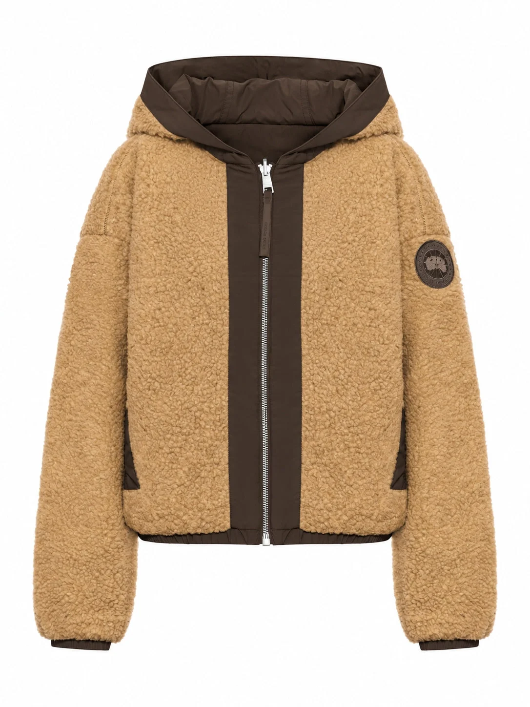 ALBERNI REVERSIBLE FLEECE BOMBER JACKET - 1