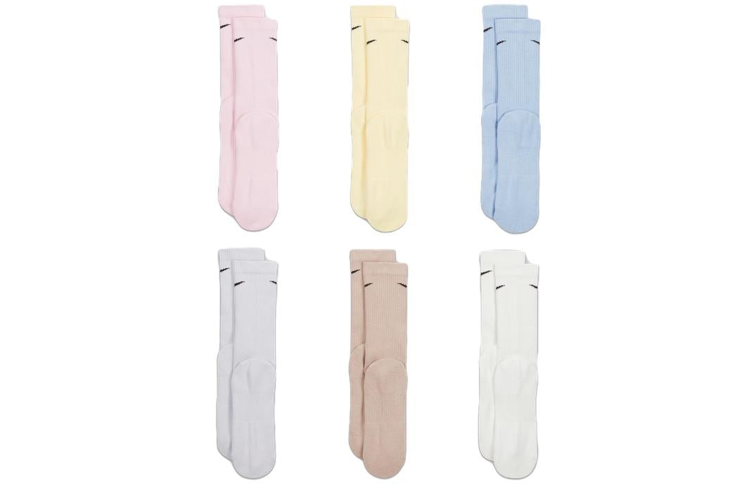 Nike Dri-Fit Training Cotton Cushioned Crew Socks 6Pairs 'Multi' SX6897-906 - 2
