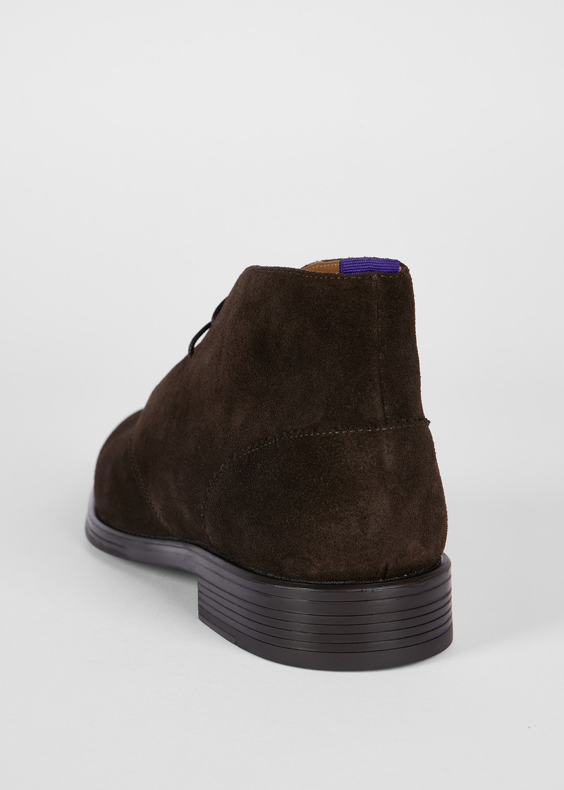 Dark Brown Suede 'Wilbur' Boots 4
