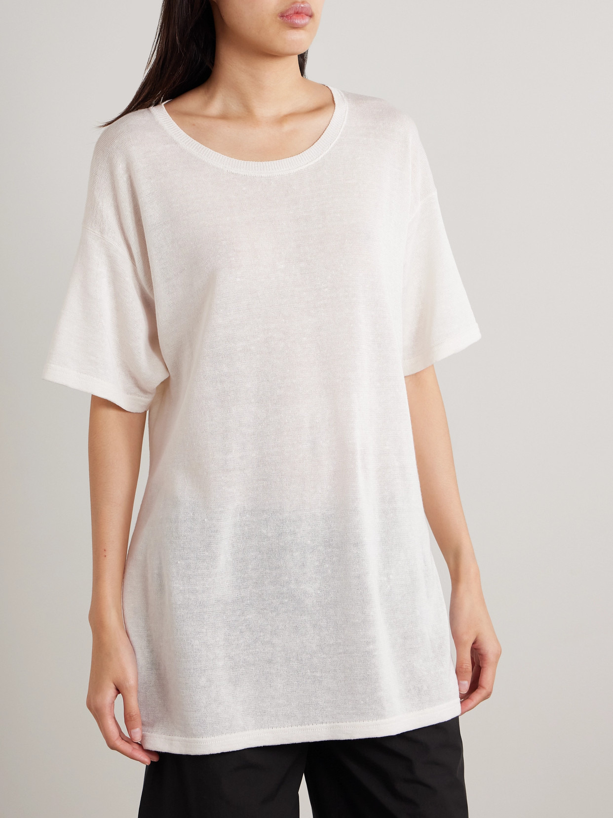 Jiselle Oversized Knitted T-shirt - 4