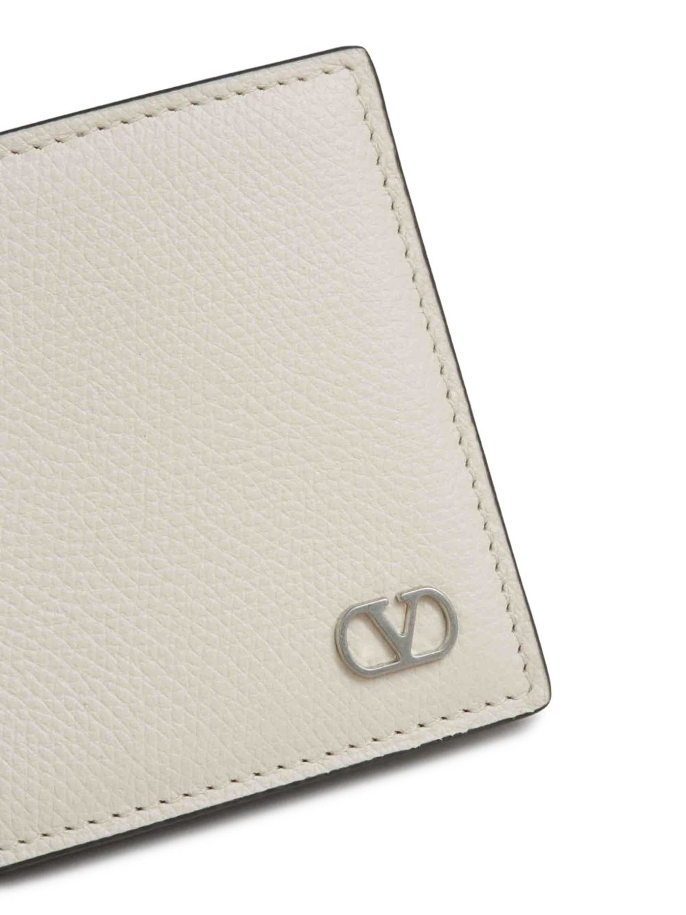VLogo leather wallet - 6
