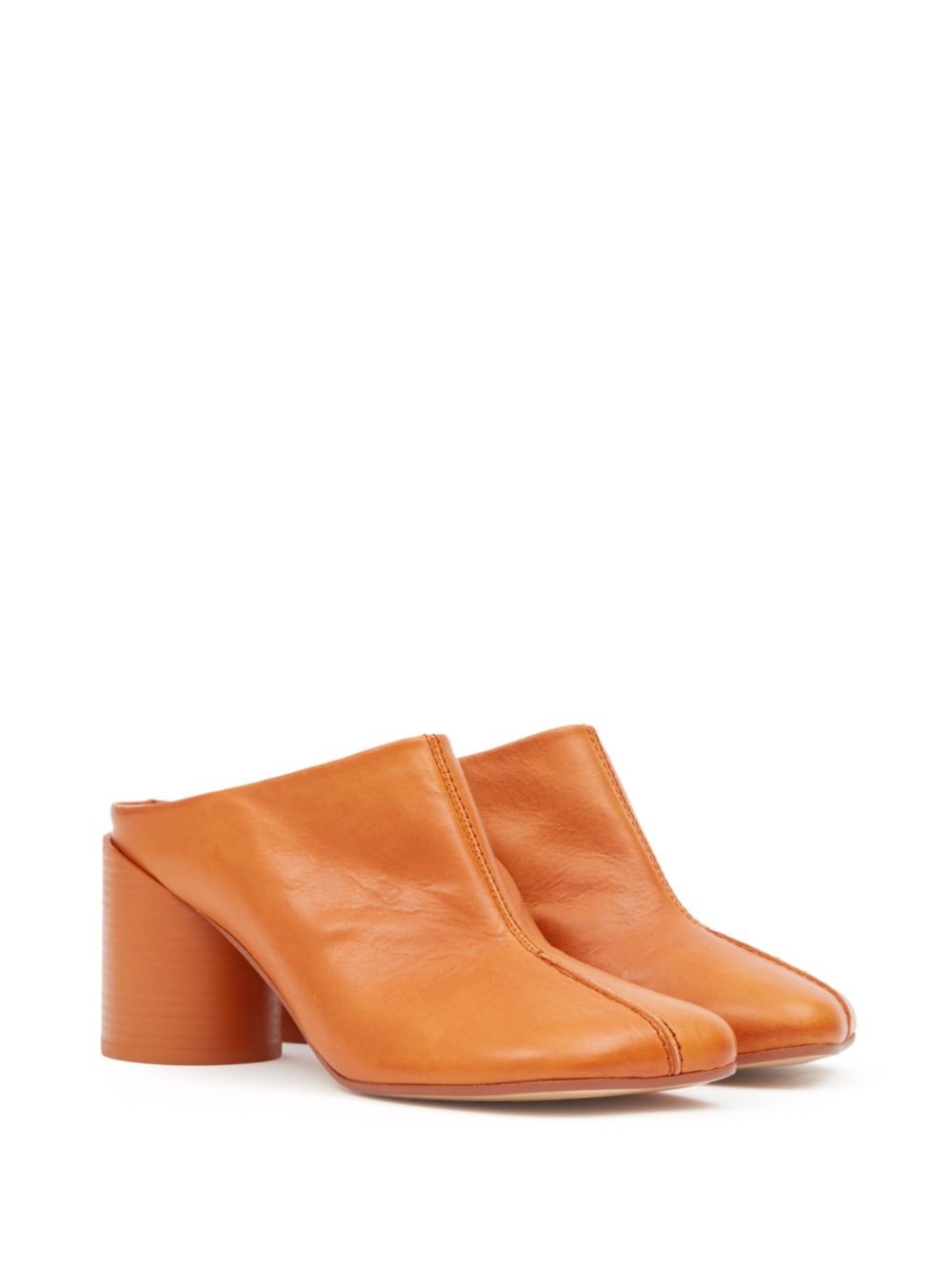 anatomic-toe leather mules - 2