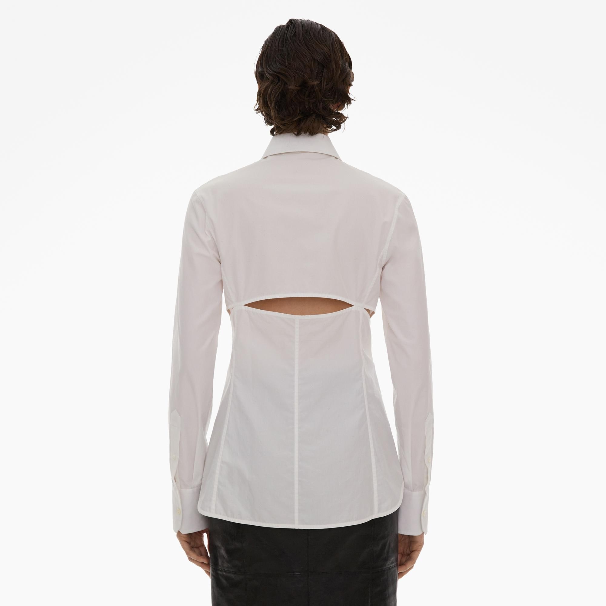 POPLIN SLASH SHIRT - 4