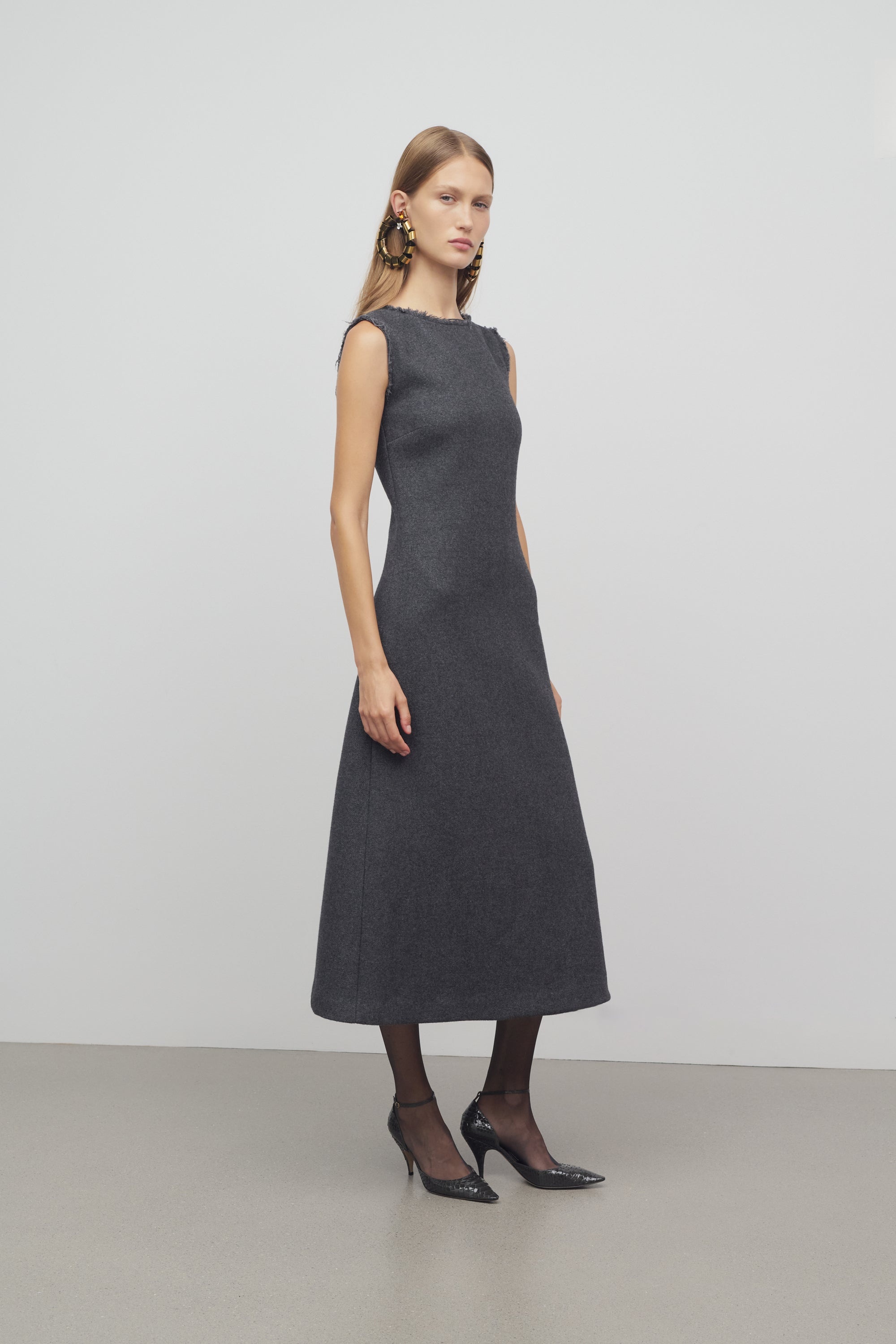 Amor Dress in Wool and Nylon - 4